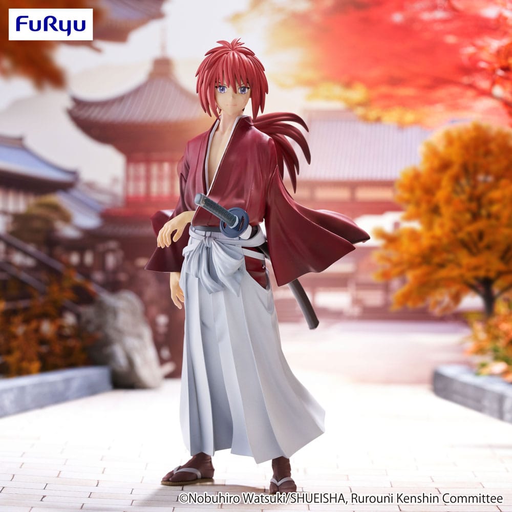 RUROUNI KENSHIN - Kenshin Himura - Statue Trio-Try-It 19cm