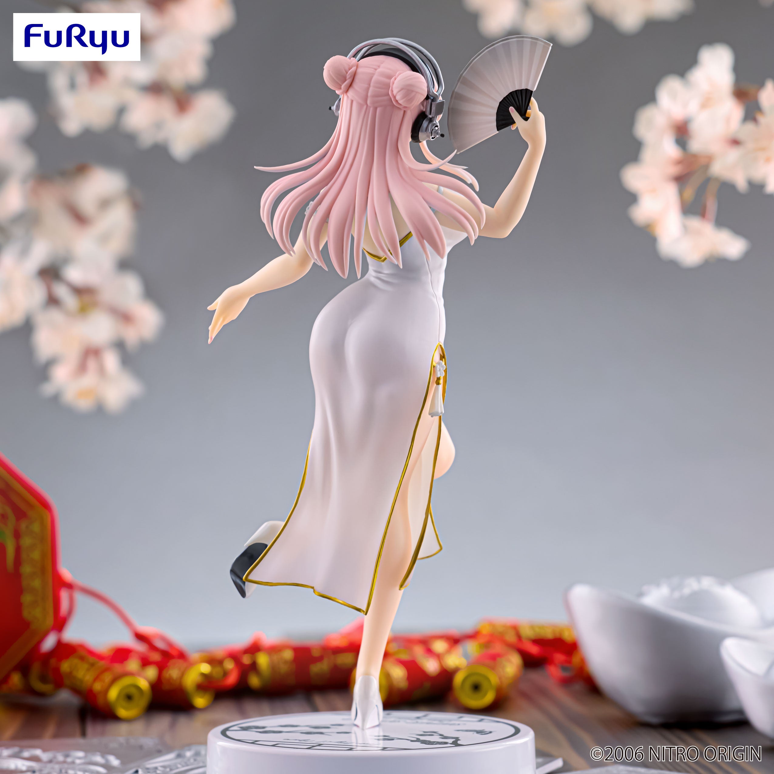SUPER SONICO - White china dress - Statue Trio-Try-It 21cm