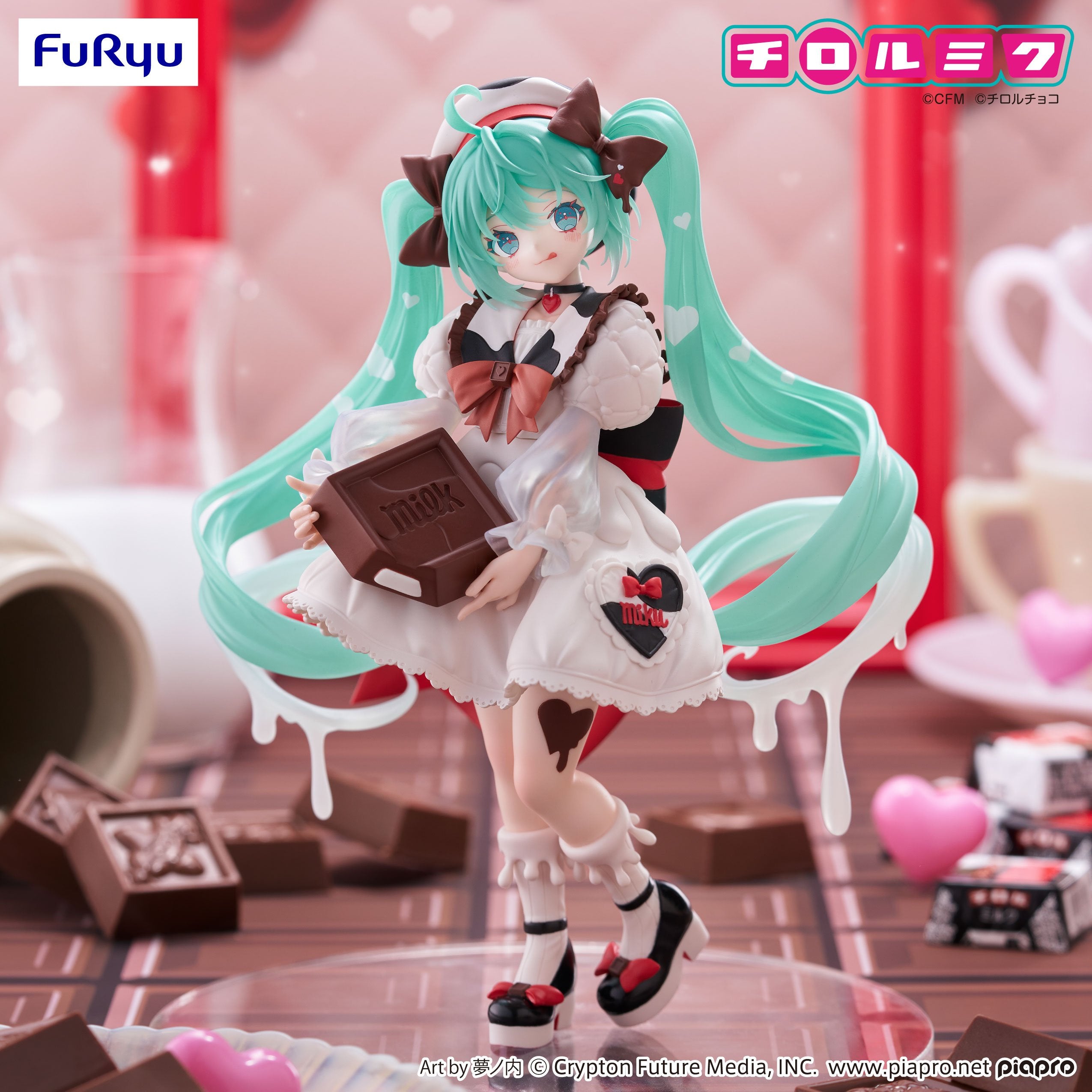 HATSUNE MIKU - Hatsune Miku x Tirol Choco - Statue Trio-Try-It 19cm