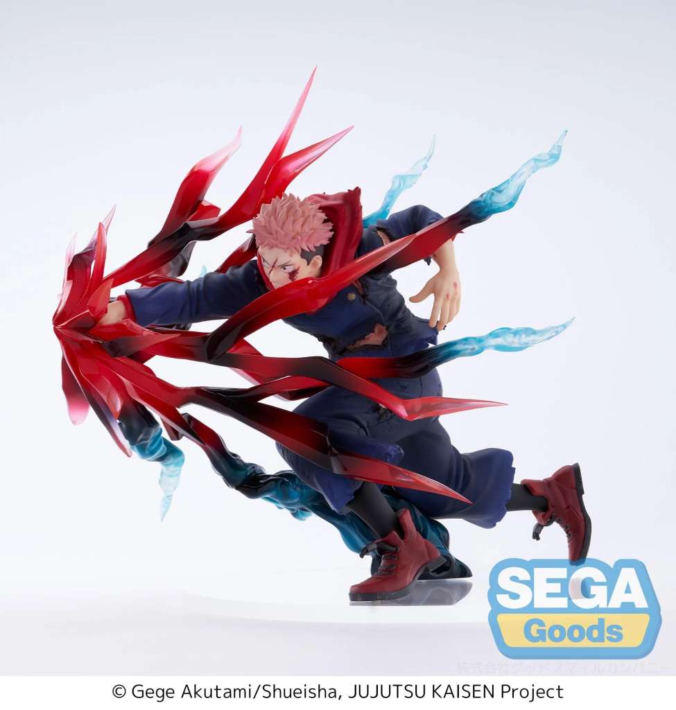 JUJUTSU KAISEN - Yuji Itadori "Black Flash" - Statuette Luminasta 16cm