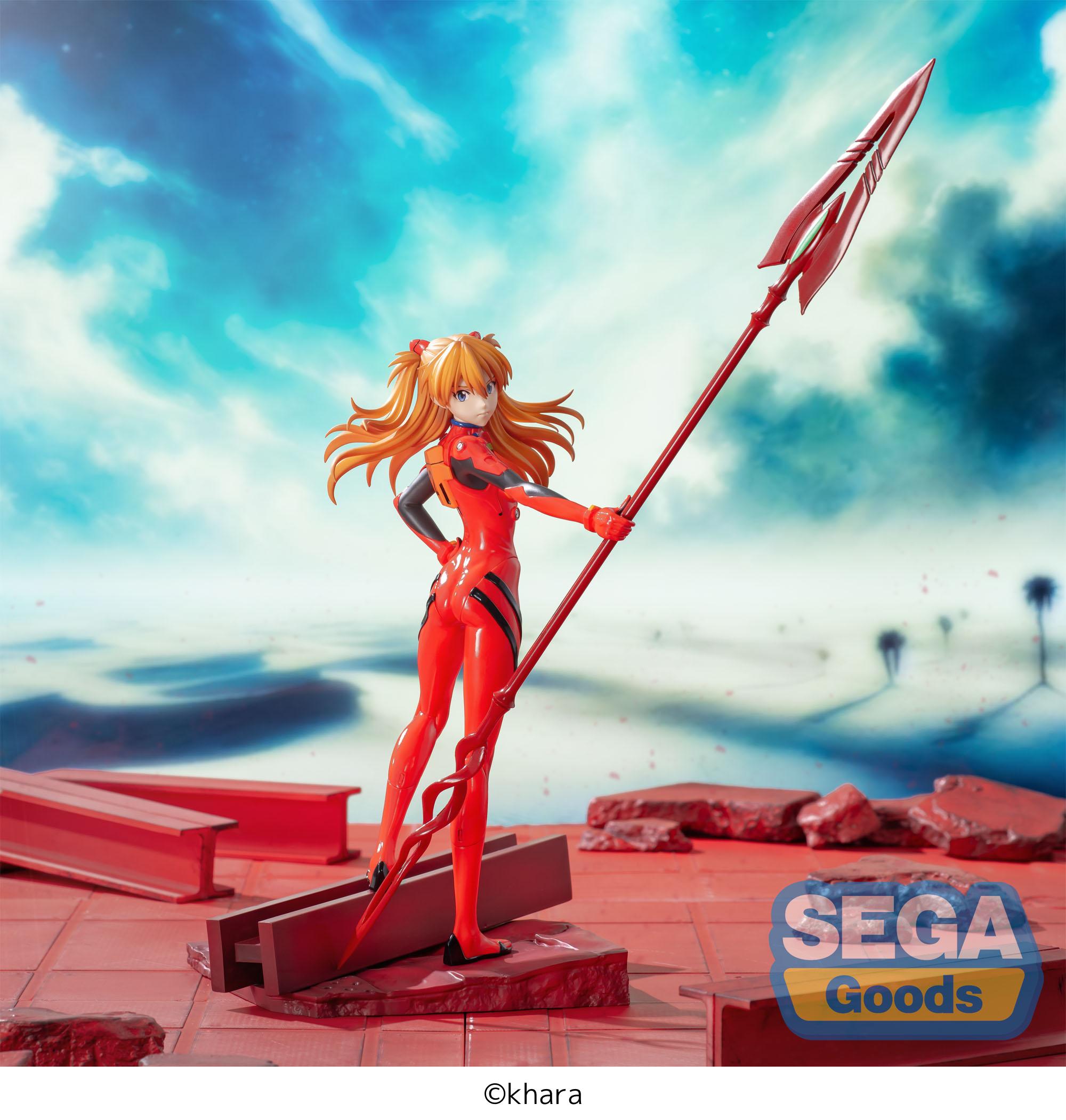 EVANGELION - Asuka X Spear of Cassius - Figure Luminasta 20cm