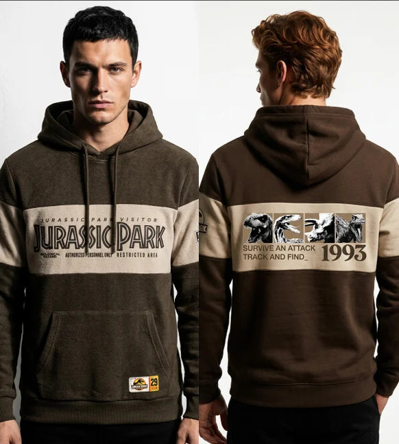 JURASSIC PARK - Survive and Attack Track - Hooded Sweat (XXL)
