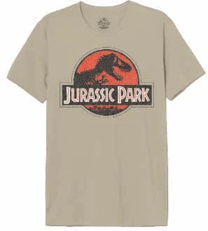 JURASSIC PARK - Grunge logo jurassic - T-Shirt Men (S)