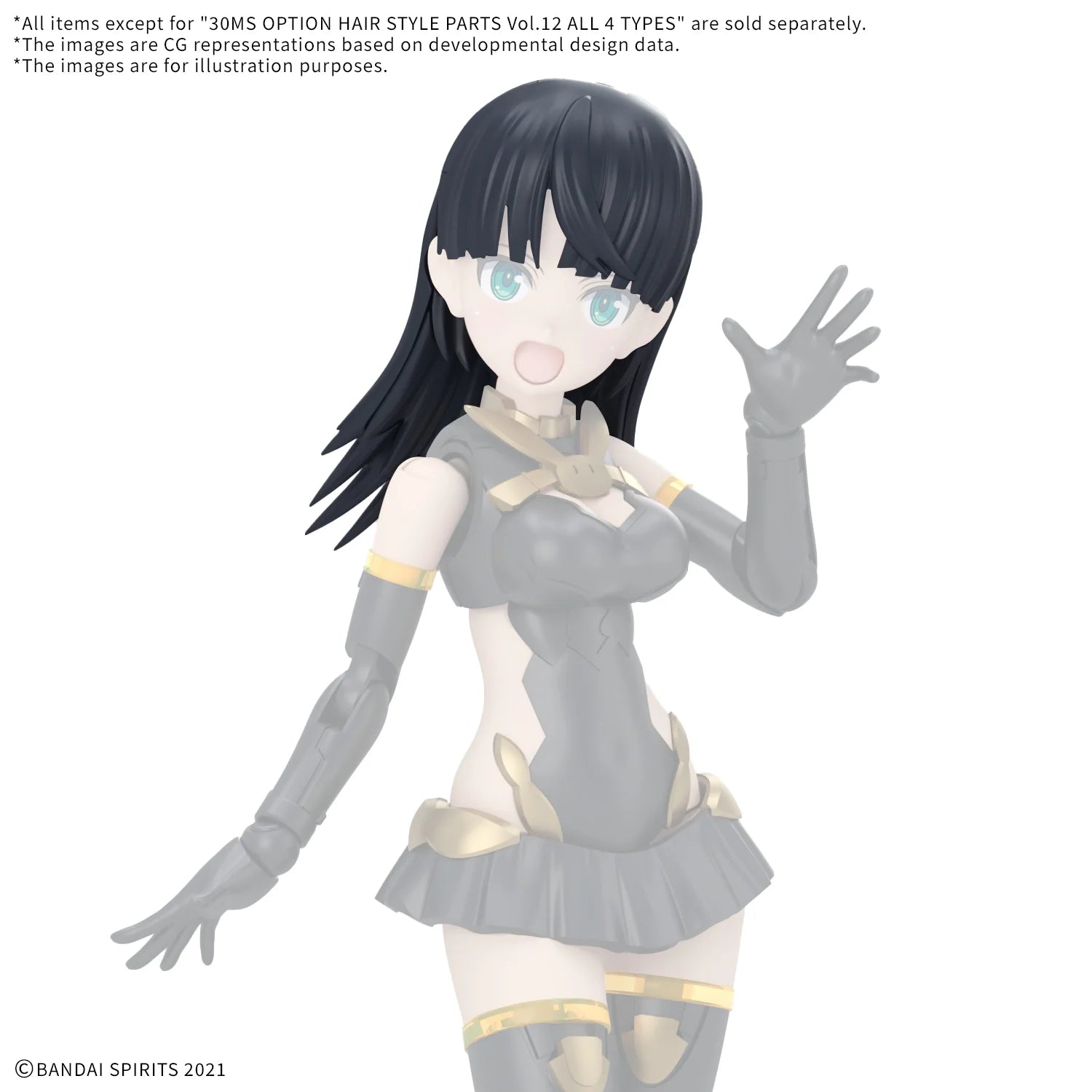 30MS - Option hair style parts vol.12 all 4 types