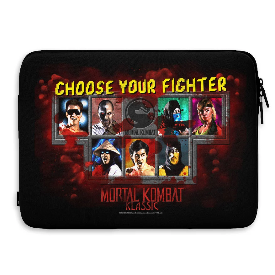 MORTAL KOMBAT - Laptop Sleeve 13 Inch - Choose Your Fighter