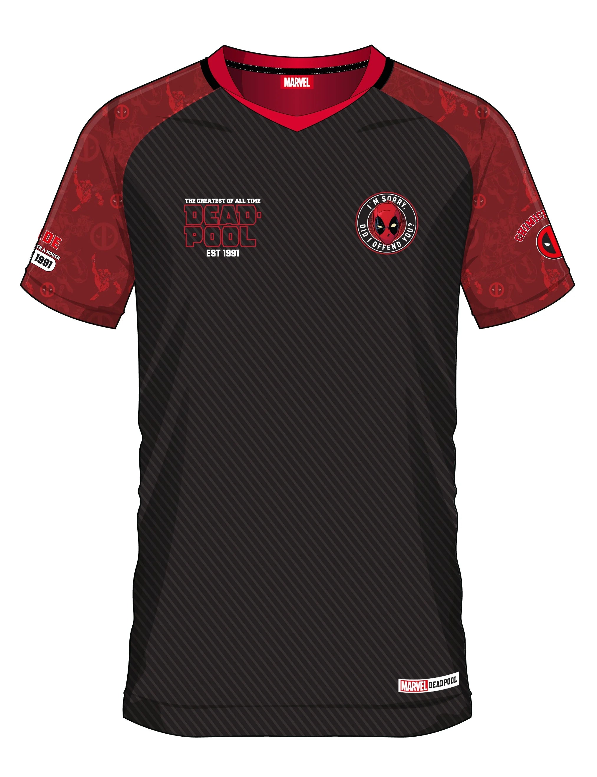 MARVEL - Deadpool 91 - Soccer Jersey Men (L)
