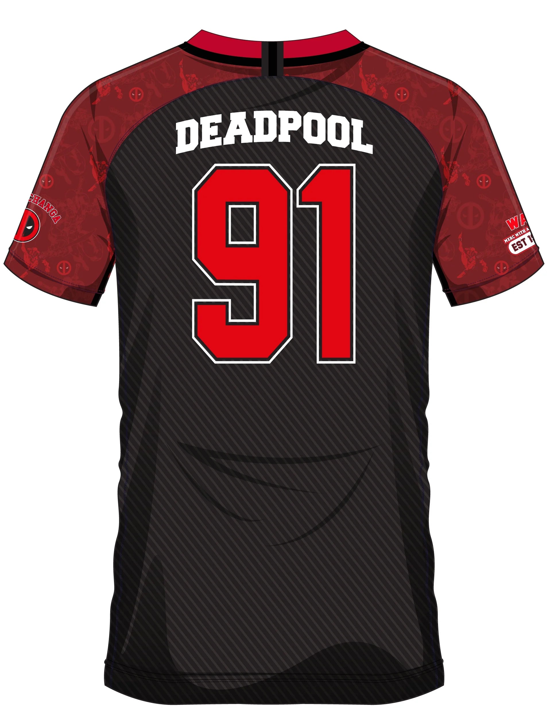 MARVEL - Deadpool 91 - Soccer Jersey Men (M)
