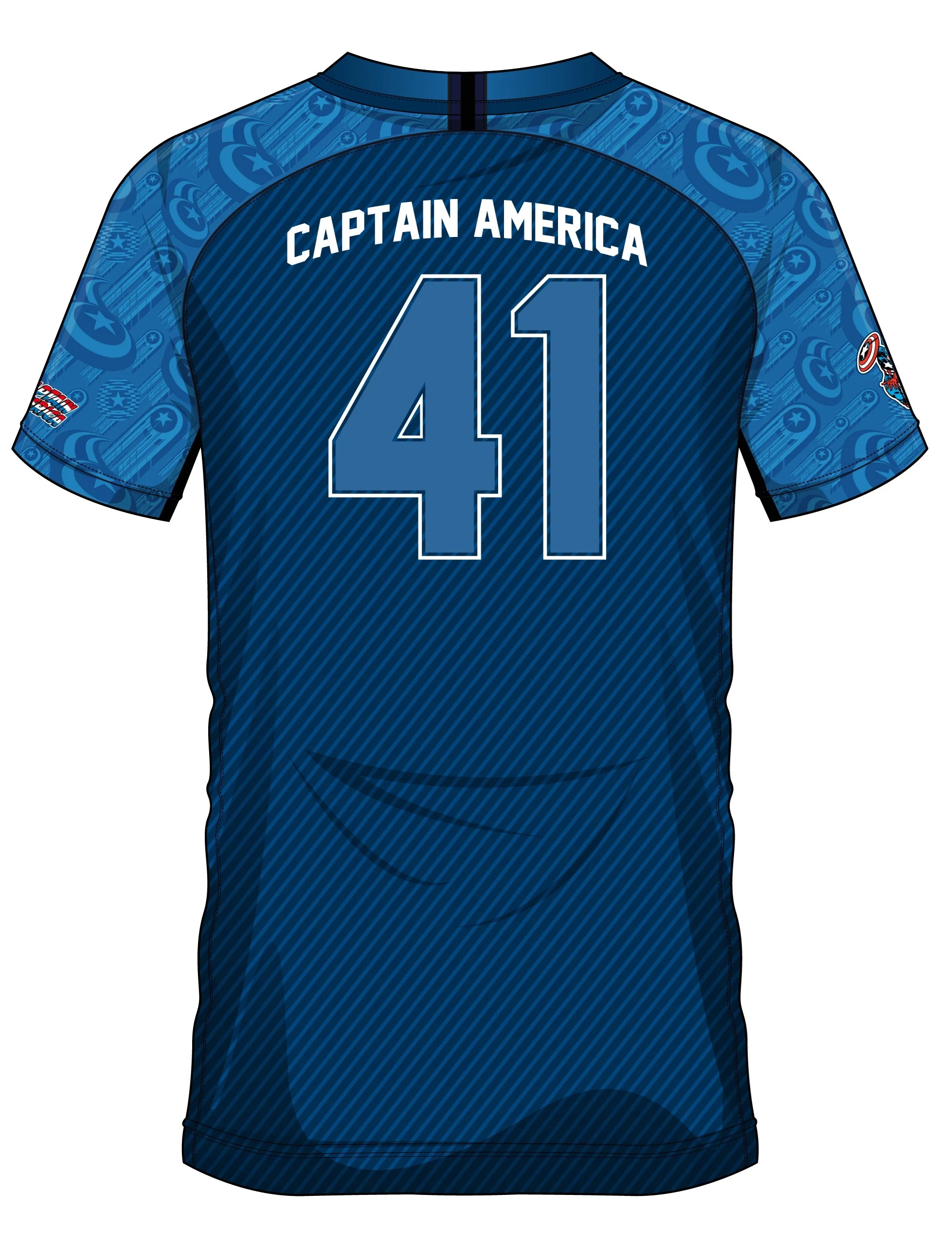 MARVEL - Captain America 41 - Soccer Jersey Men (XXL)