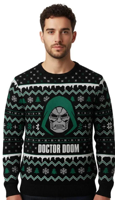 MARVEL - Doctor Doom - Men Christmas Sweaters (XL)