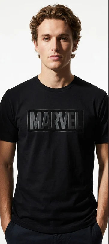 MARVEL - Marvel Logo 3D Print - T-Shirt (L)