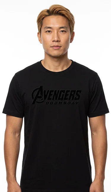 AVENGERS DOOMSDAY - 3D Logo - T-Shirt Men (M)