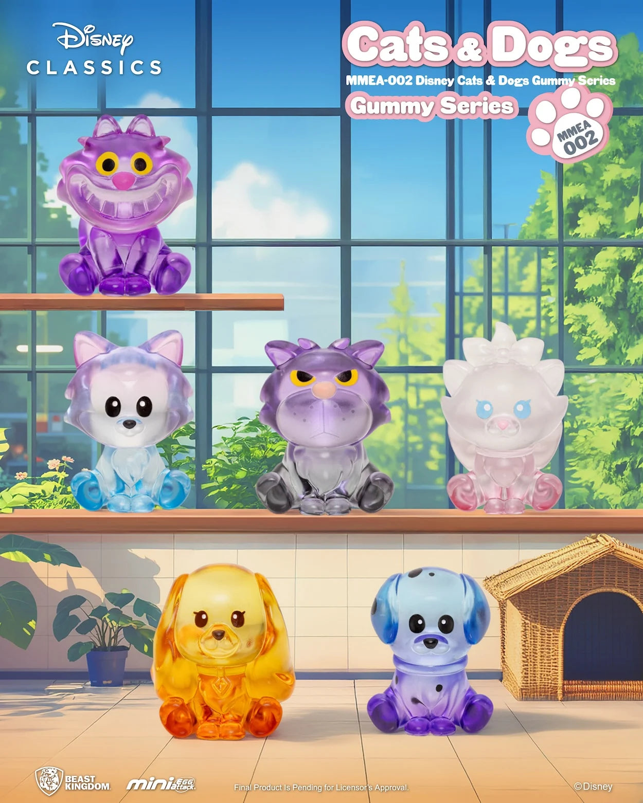 DISNEY - Cats & Dogs Gummy Series - Figurine Blind Box 3.4cm