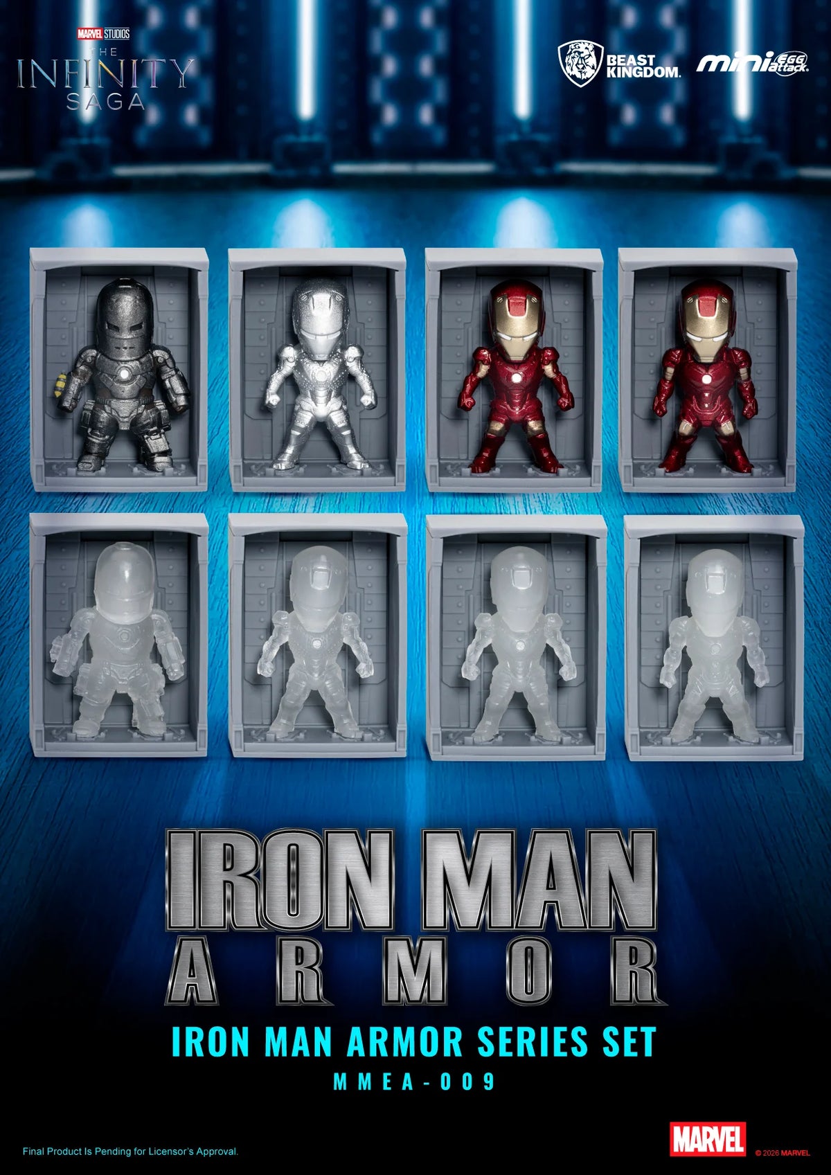 IRON MAN - Armor Series - Blind Box Set 12 Figure 5.1cm