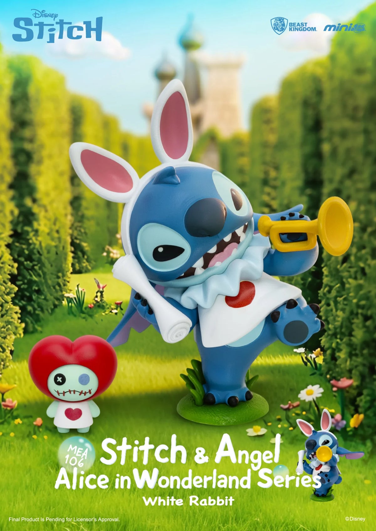 DISNEY -Stitch Alice in Wonderland Series - Blind Box Set 6 Fig. 7.8cm