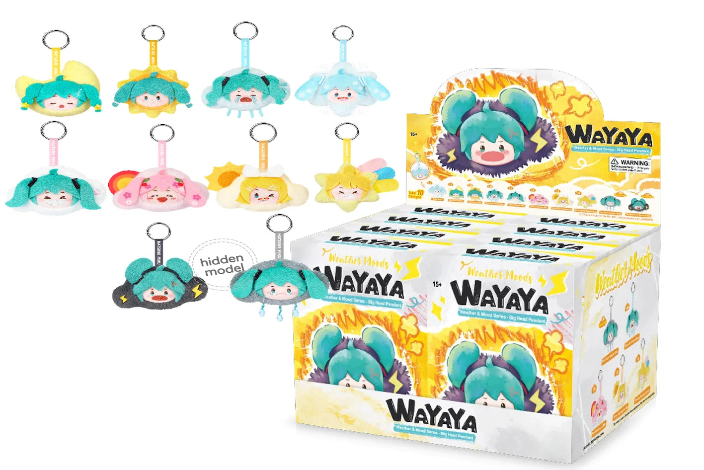 HATSUNE MIKU - Weather &Mood Serie - Blind Box Plush (8pcs)