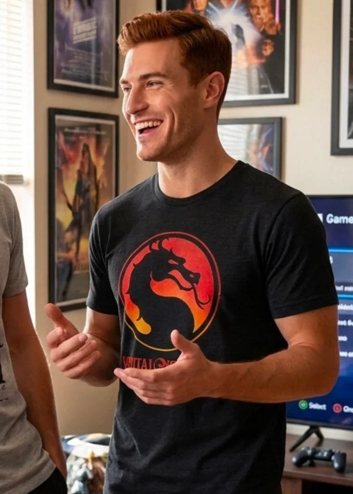 MORTAL KOMBAT - Logo - T-Shirt (L)