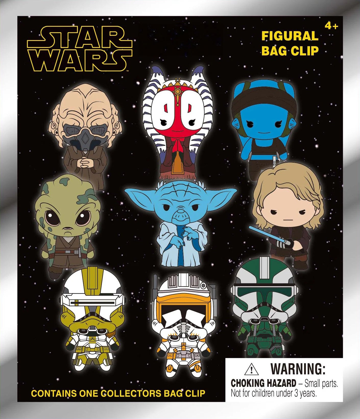 STAR WARS 3 - Series 1 - 3D Foam Bag Clip (Display 24 Pcs)