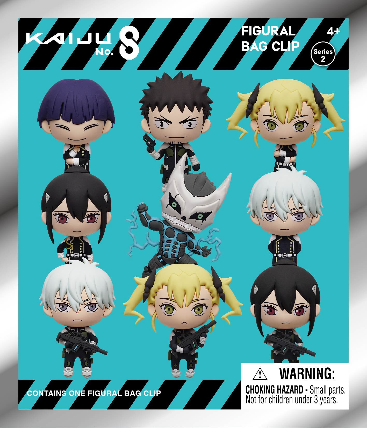 KAIJU NO. 8 - Series 2 - 3D Foam Bag Clip (Display 24 Pcs)