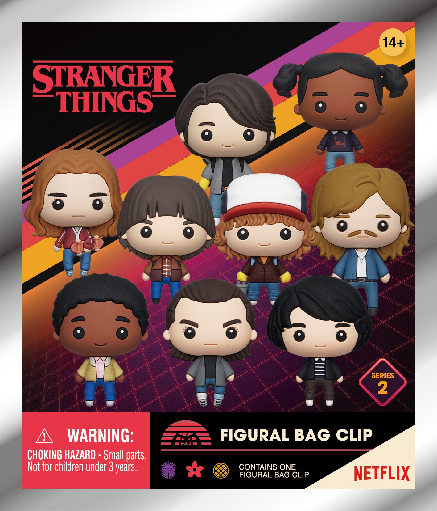 STRANGER THINGS - Series 2 - 3D Foam Bag Clip (Display 24 Pcs)