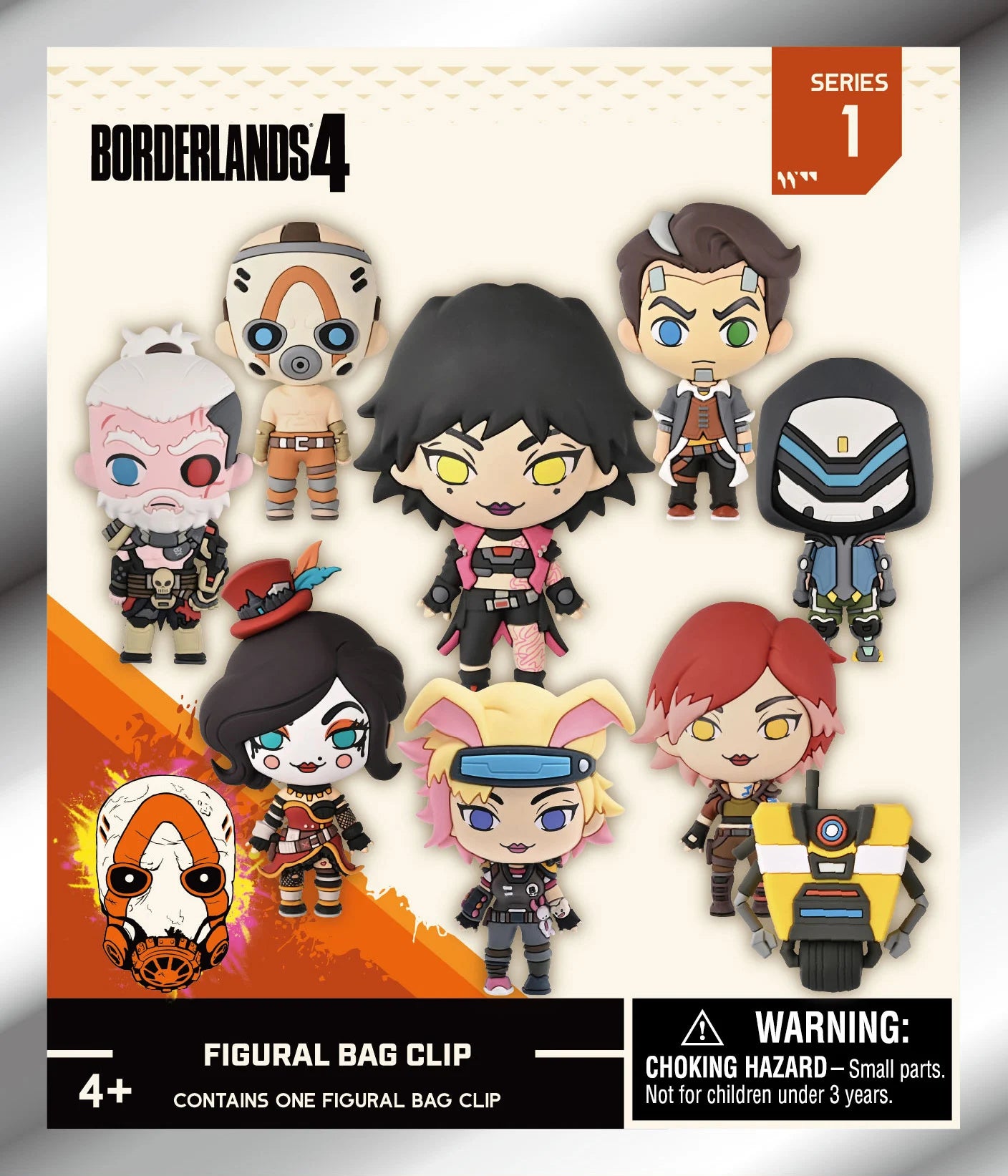 BORDERLANDS - Series 1 - 3D Foam Bag Clip (Display 24 Pcs)
