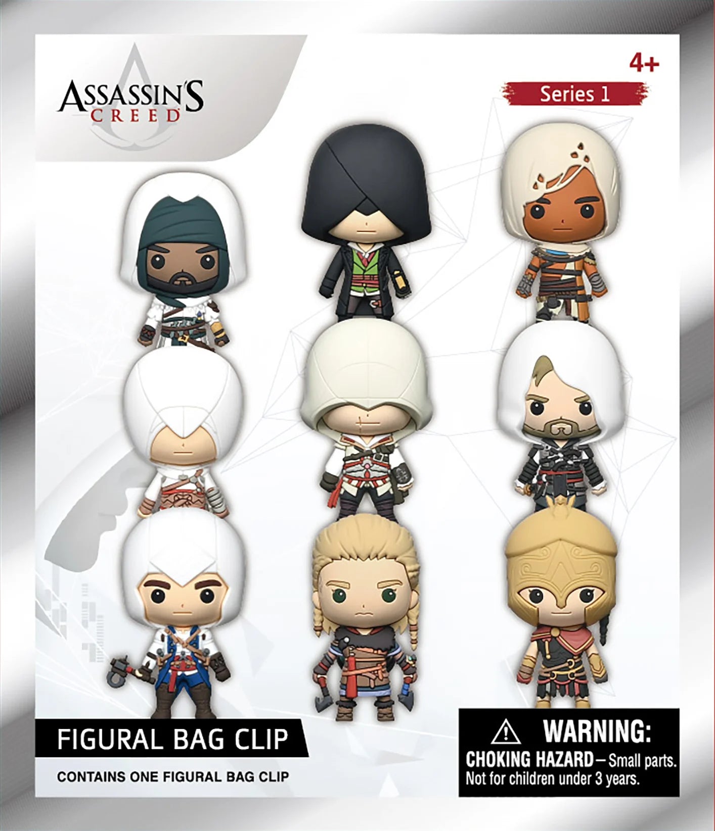 ASSASSIN'S CREED - Series 1 - 3D Foam Bag Clip (Display 24 Pcs)