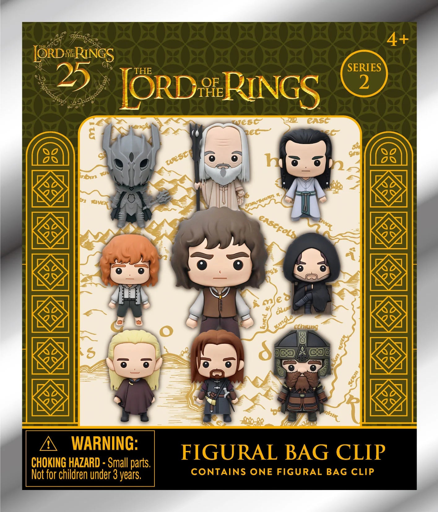 LORD OF THE RING - Series 2 - 3D Foam Bag Clip (Display 24 Pcs)