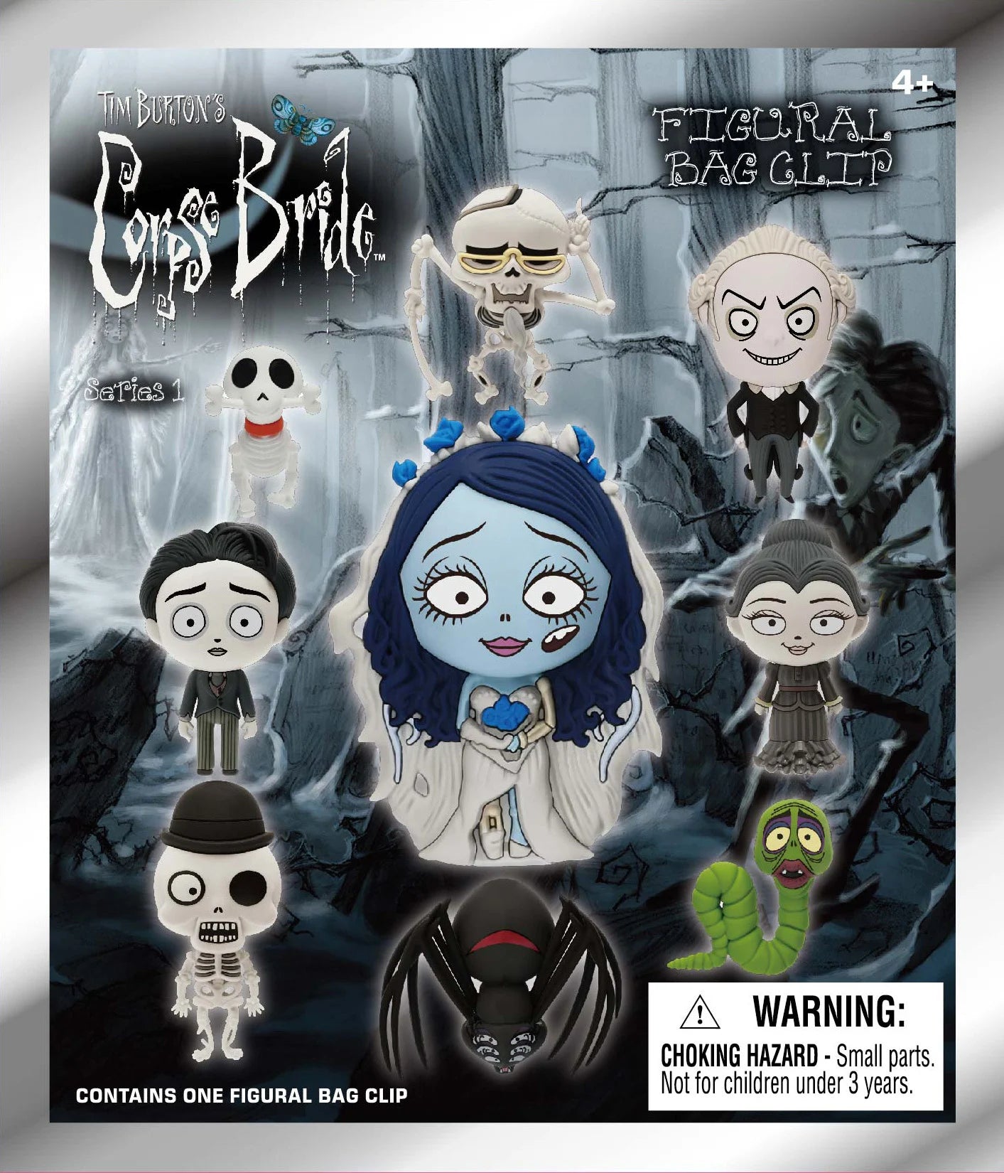 CORPSE BRIDE - Series 1 - 3D Foam Bag Clip (Display 24 Pcs)