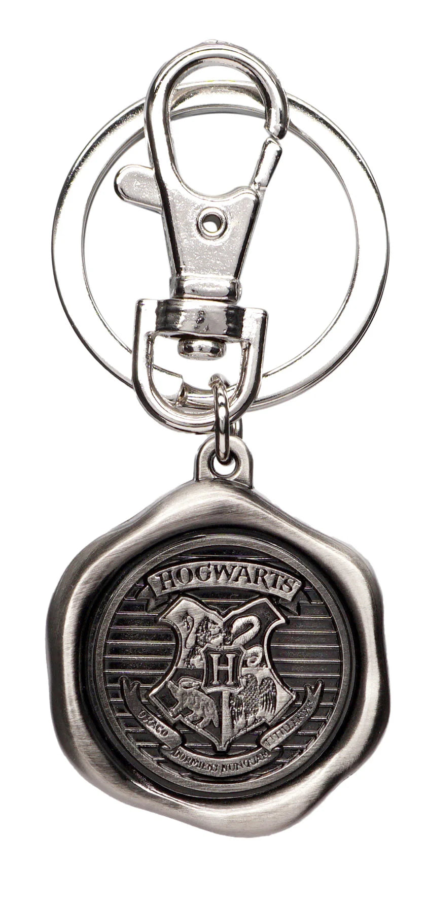 HARRY POTTER - Hogwarts Logo - Pewter Keychain