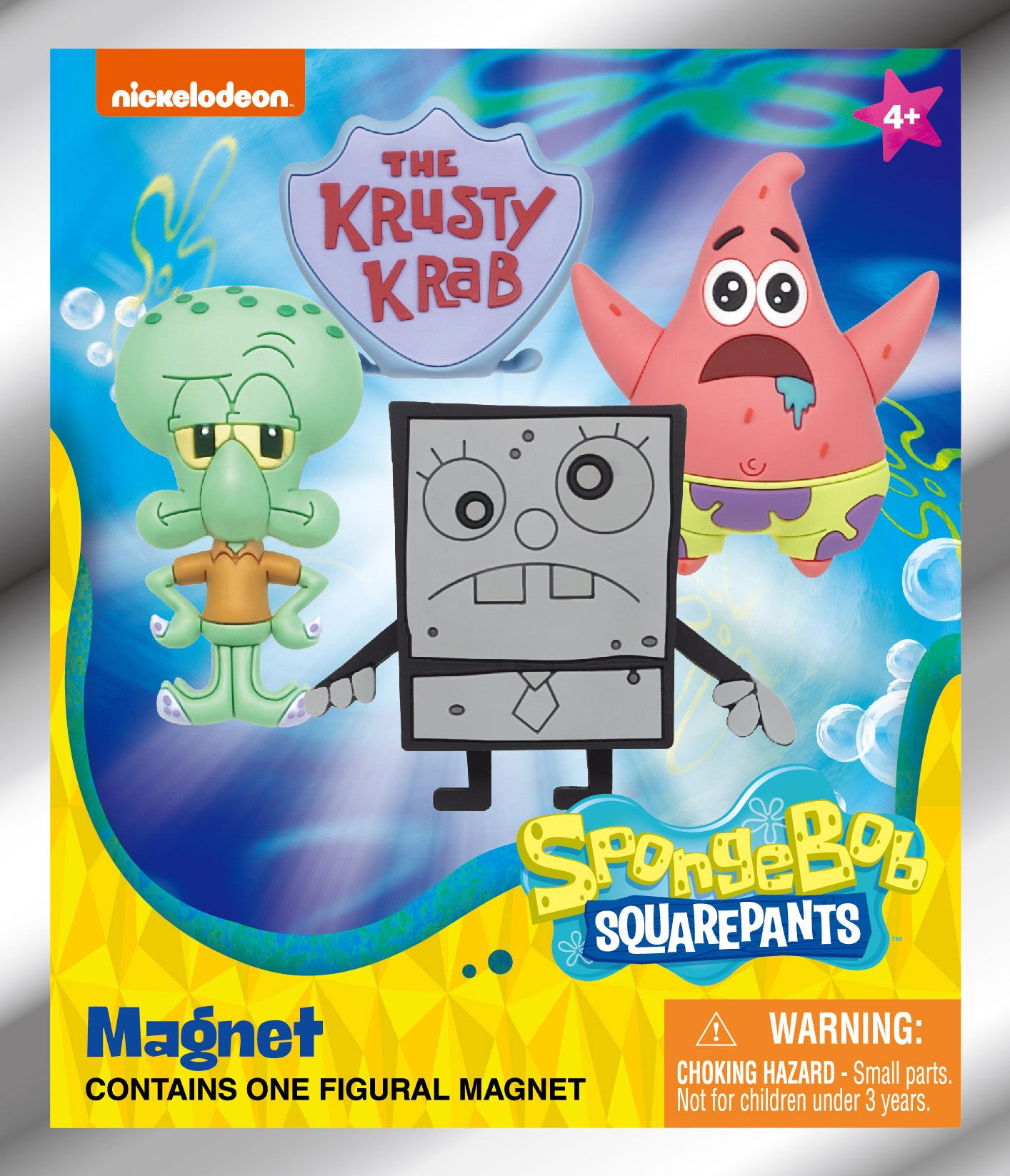SPONGE BOB - Series 1 - 3D Foam Magnets in blind bags (Display 12 Pcs)