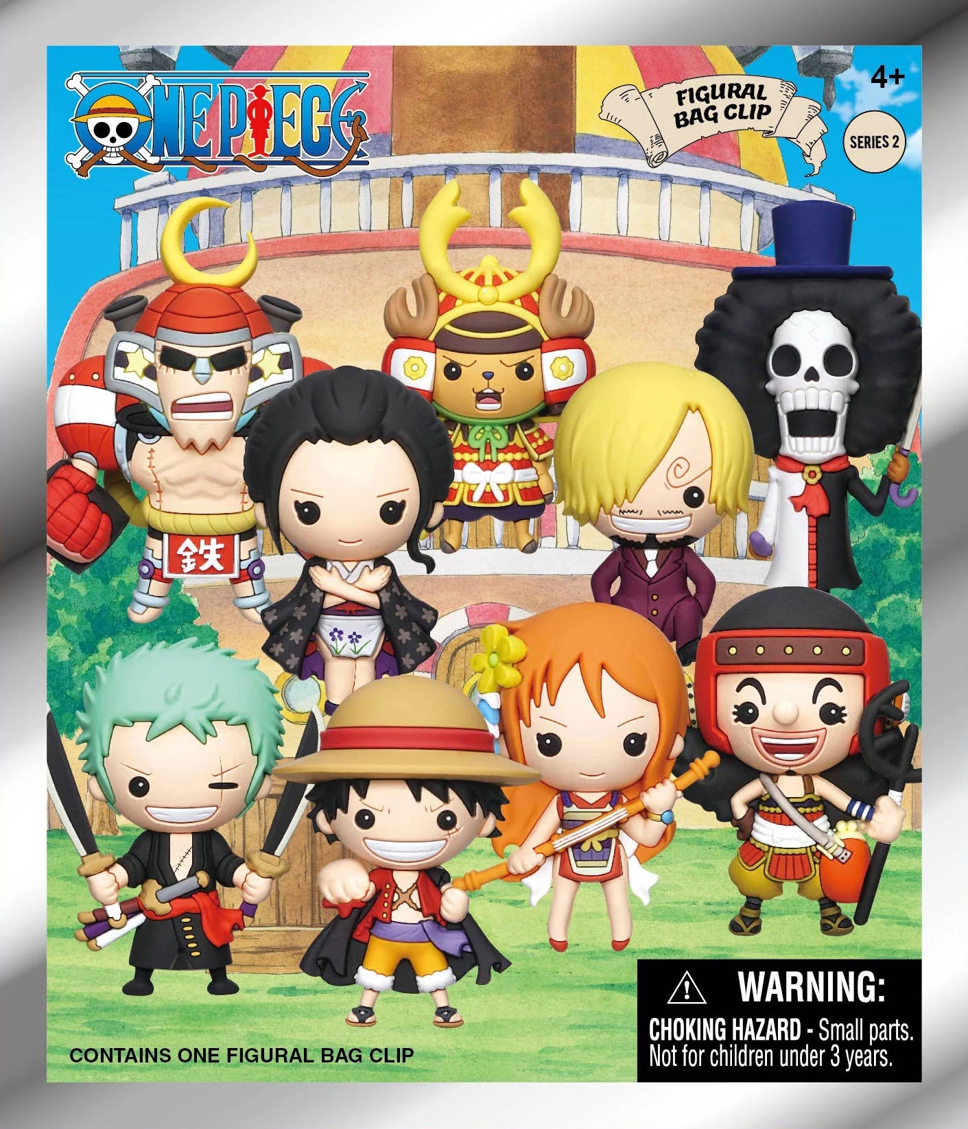 ONE PIECE - Series 2 - 3D Foam Bag Clip (Display 24 Pcs)