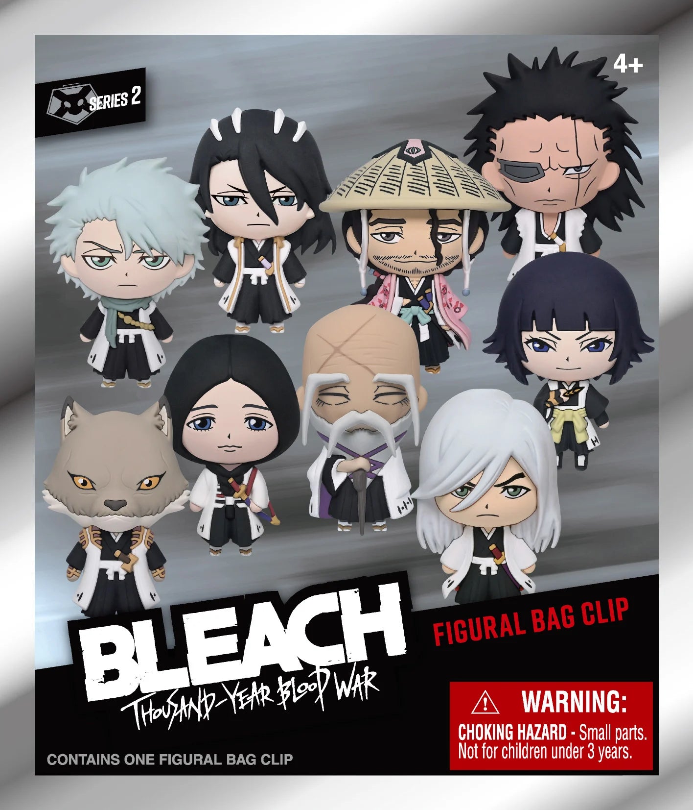 BLEACH TYBW - Series 2 - 3D Foam Bag Clip (Display 24 Pcs)