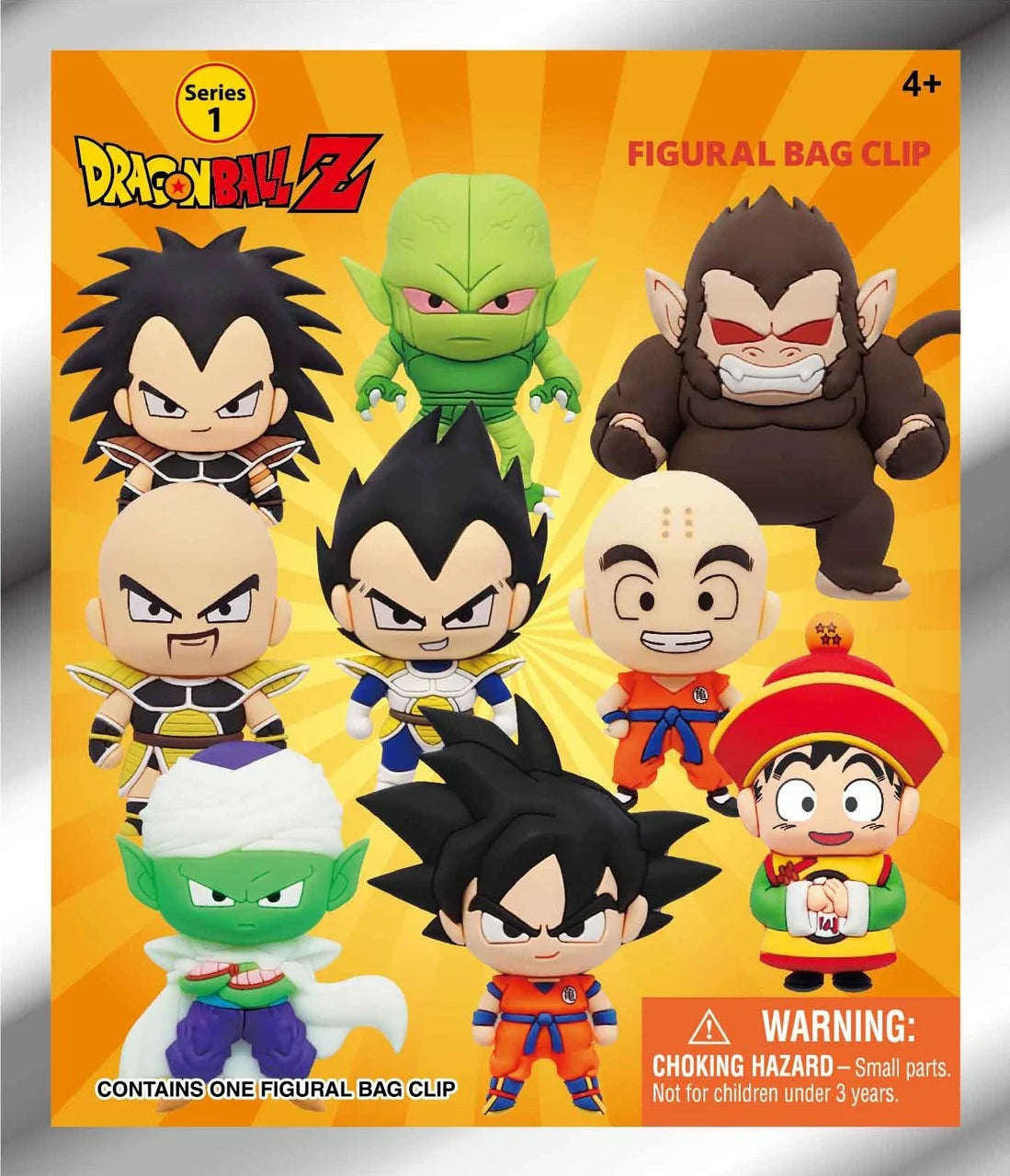 DRAGON BALL Z - Series 1 - 3D Foam Bag Clip (Display 24 Pcs)