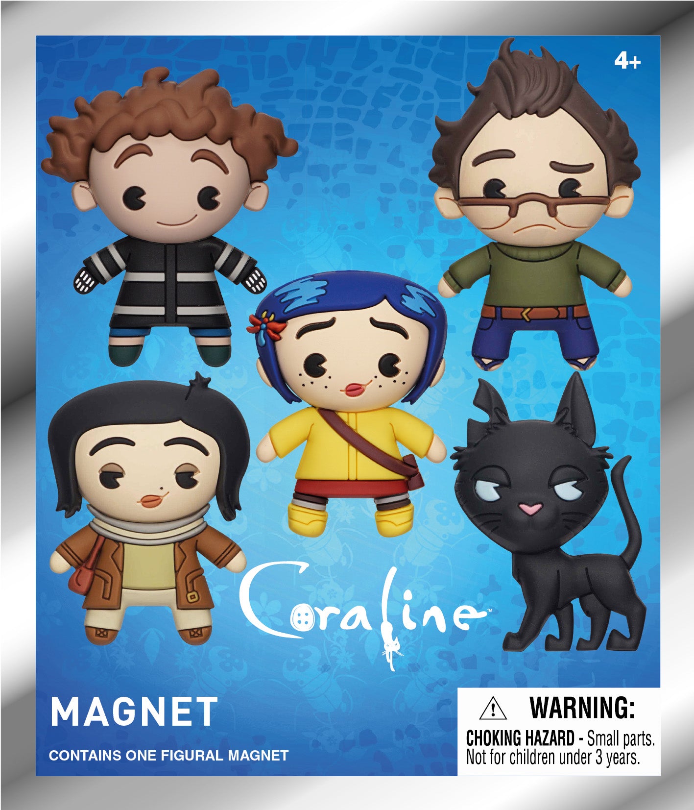 CORALINE - Series 1 - 3D Foam Magnets in blind bags (Display 12 Pcs)