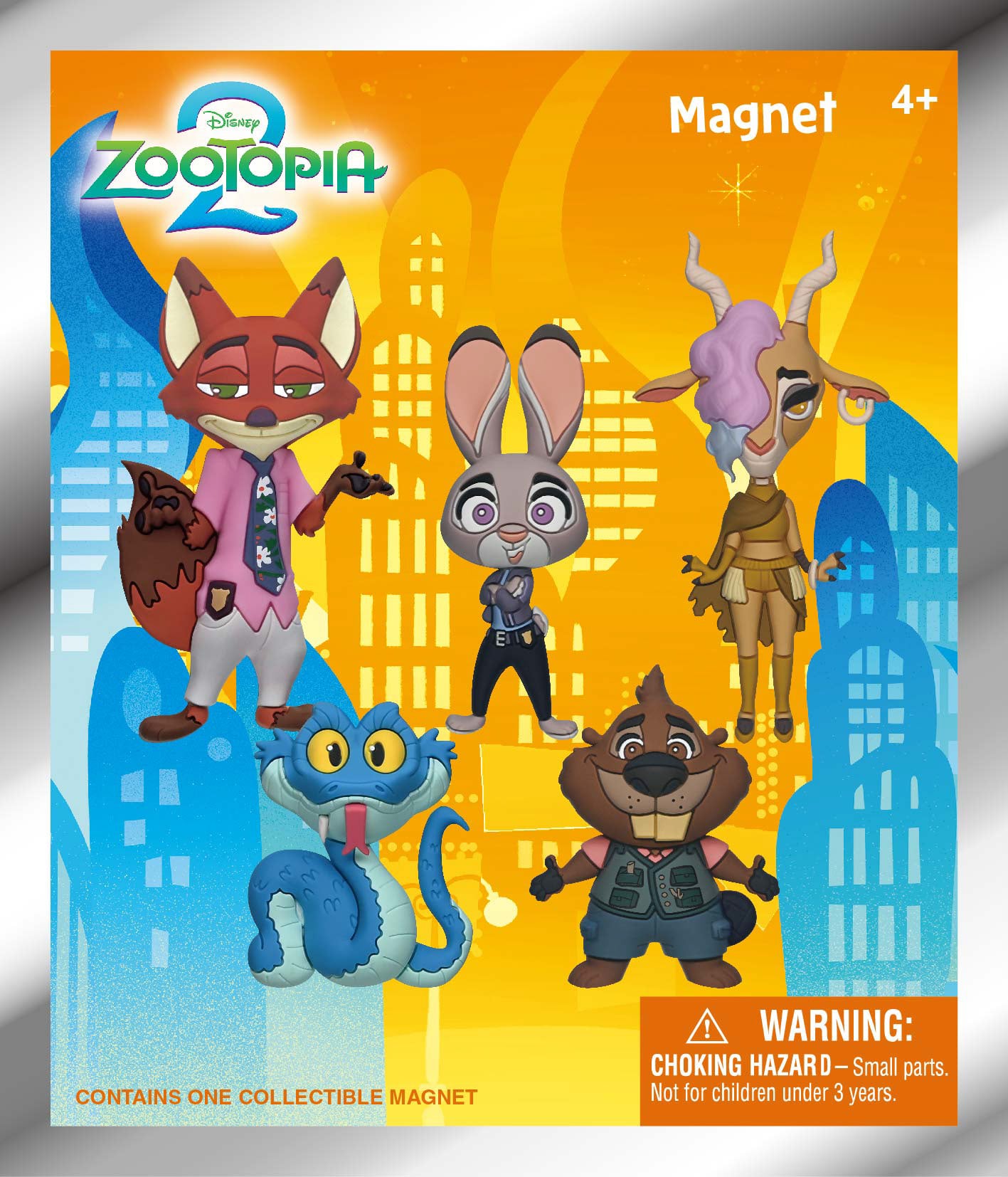 ZOOTOPIA 2 - Series 1 - 3D Foam Magnets in blind bags (Display 12 Pcs)
