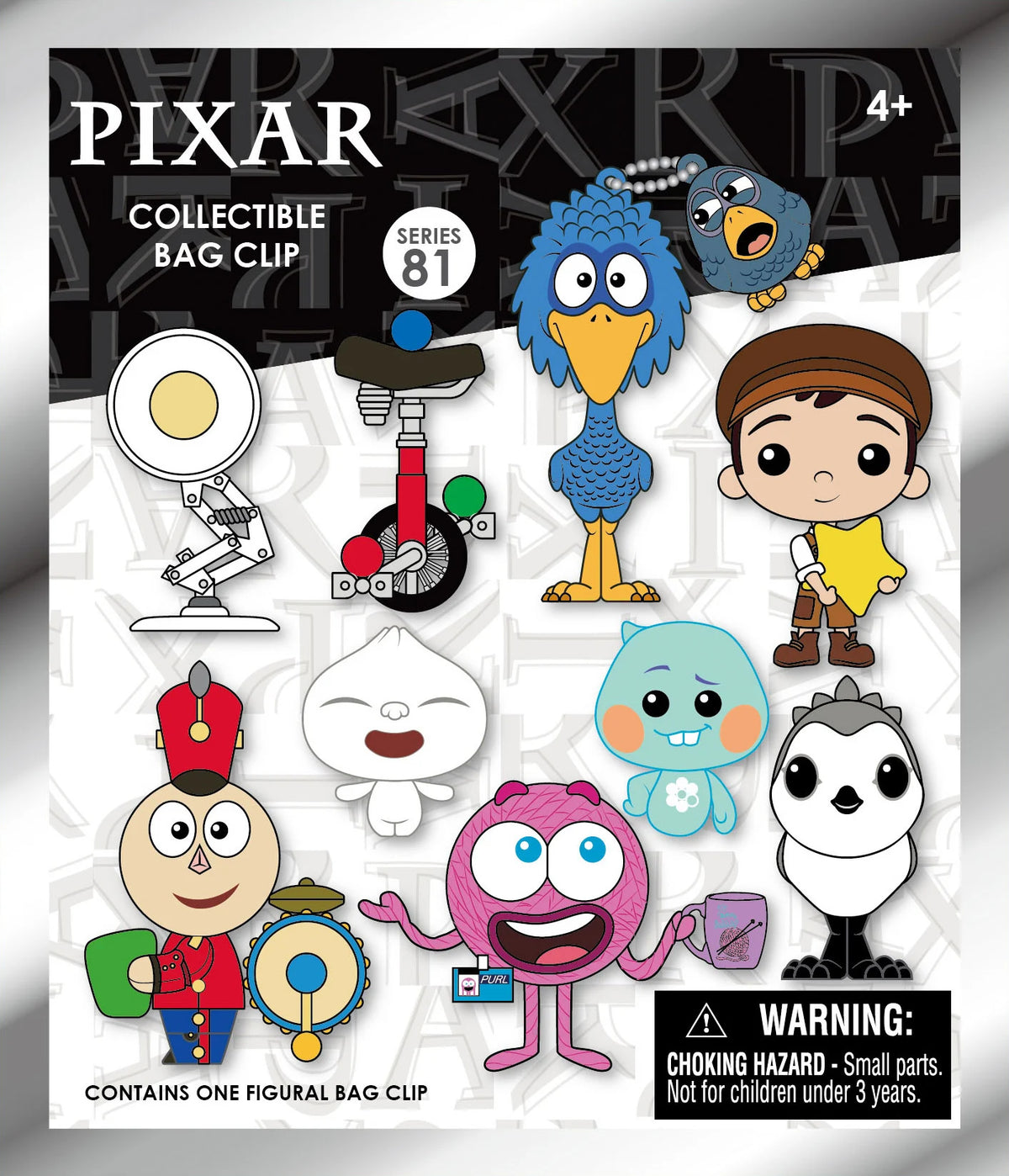 PIXAR SHORTS - Series 82 - 3D Foam Bag Clip (Display 24 Pcs)