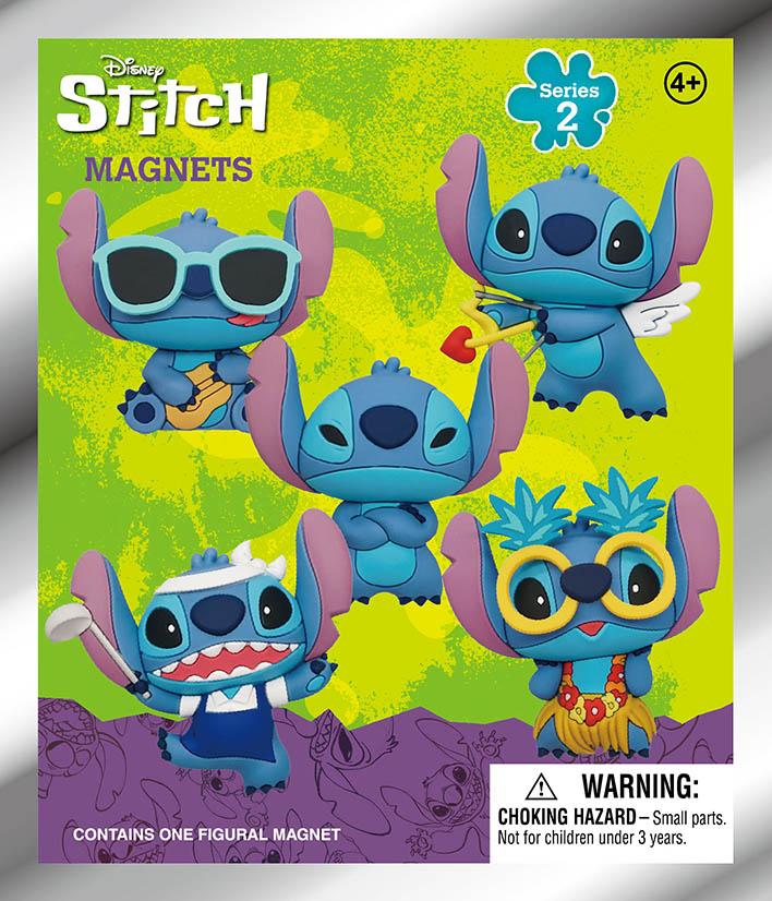 STITCH - Serie 2 - 3D Foam Magnets in blind bags (Display 12 Pcs)