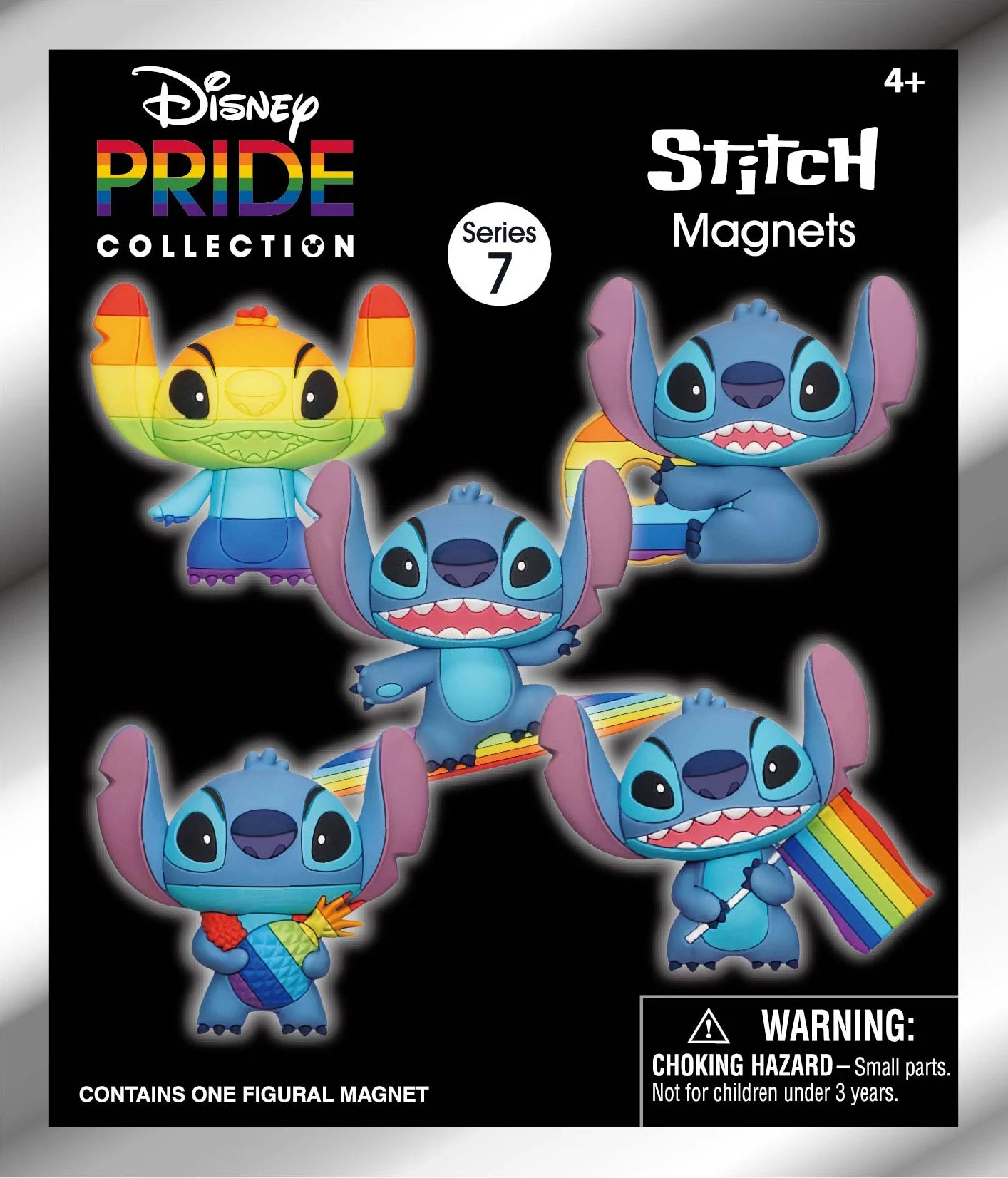 STITCH - Serie 7 - 3D Foam Magnets in blind bags (Display 12 Pcs)