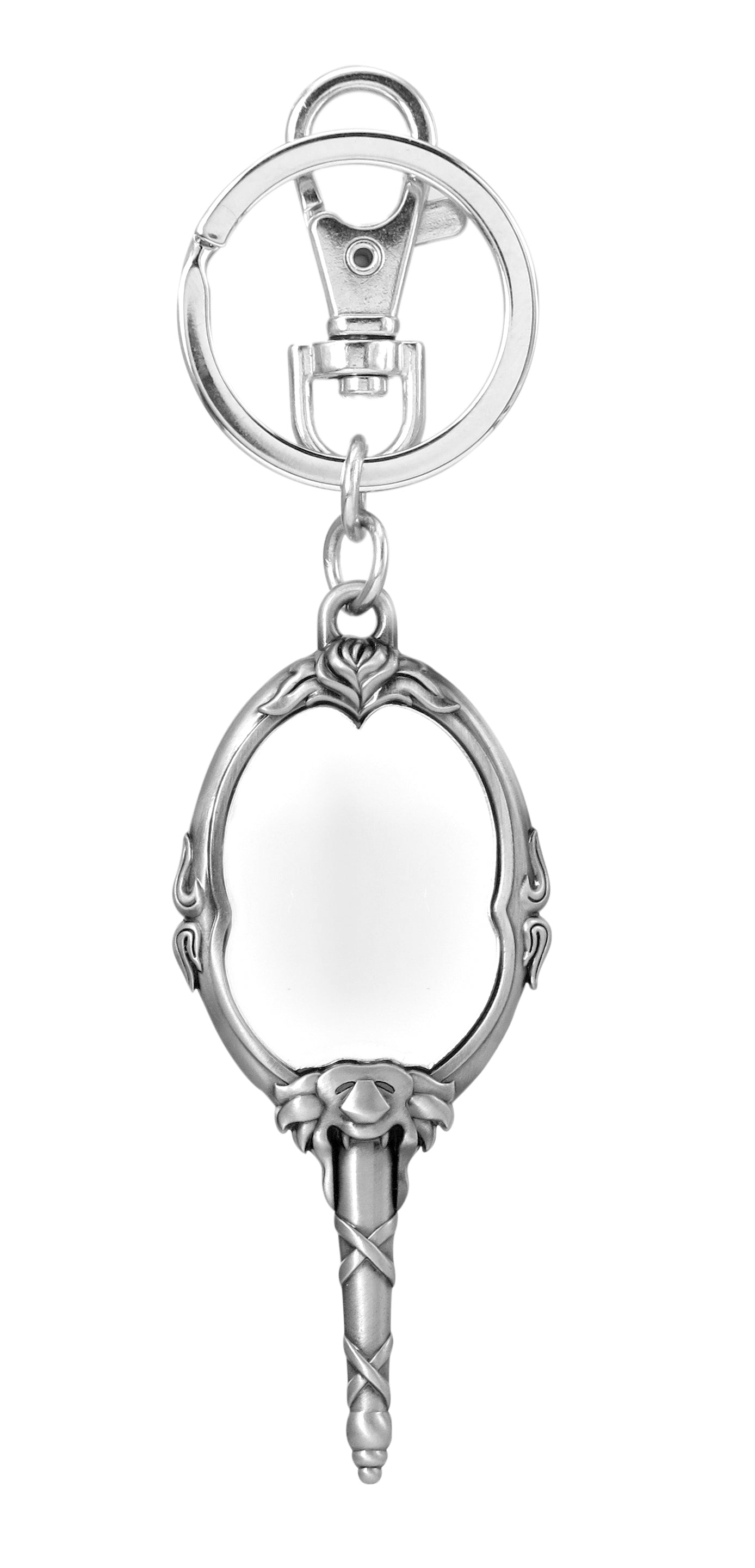 BEAUTY AND THE BEAST - Mirror - Pewter Keychain
