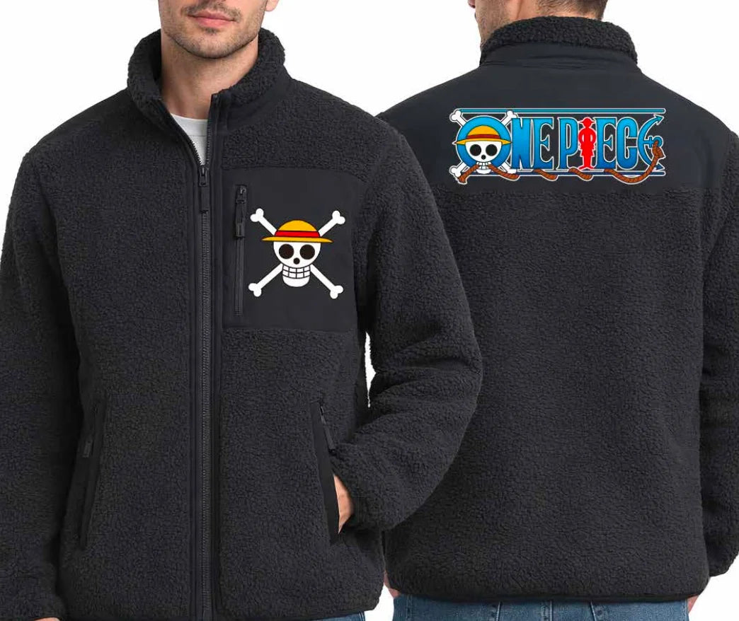 ONE PIECE - Logo - Sherpa Jacket (XL)