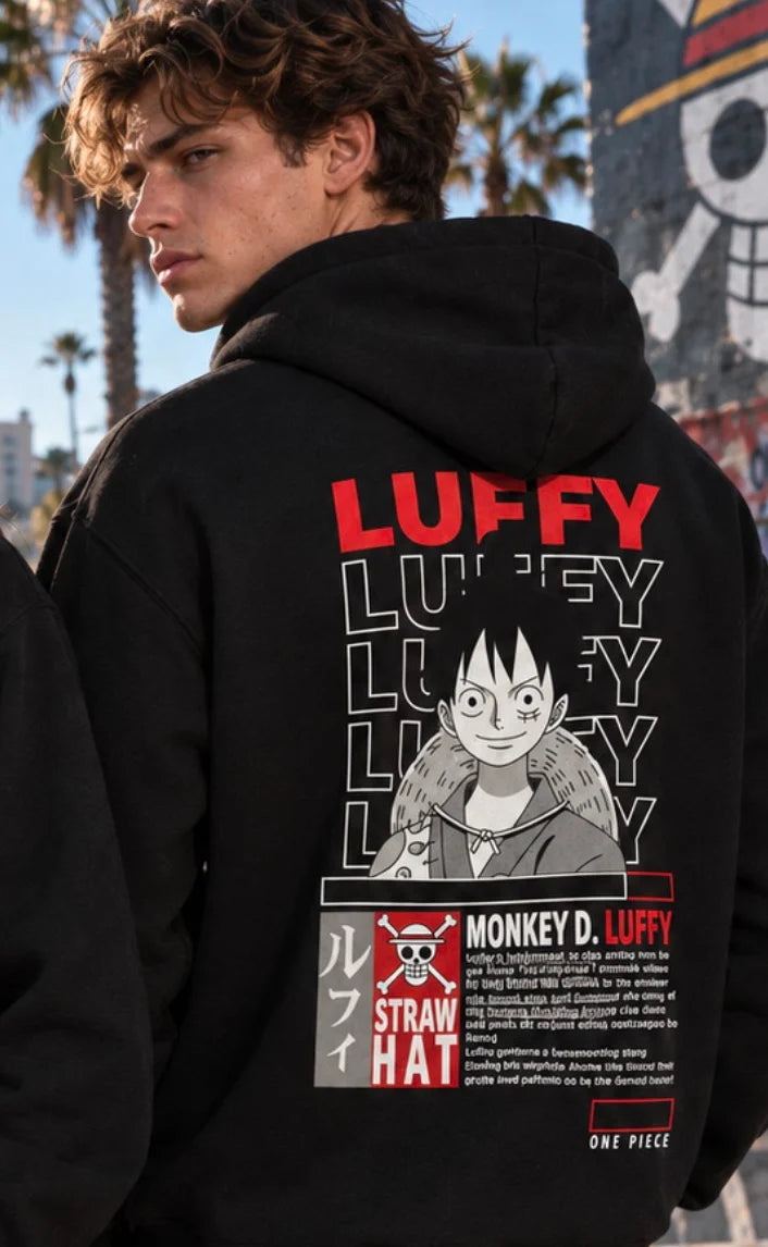 ONE PIECE - Luffy- Hooded Sweat (S)
