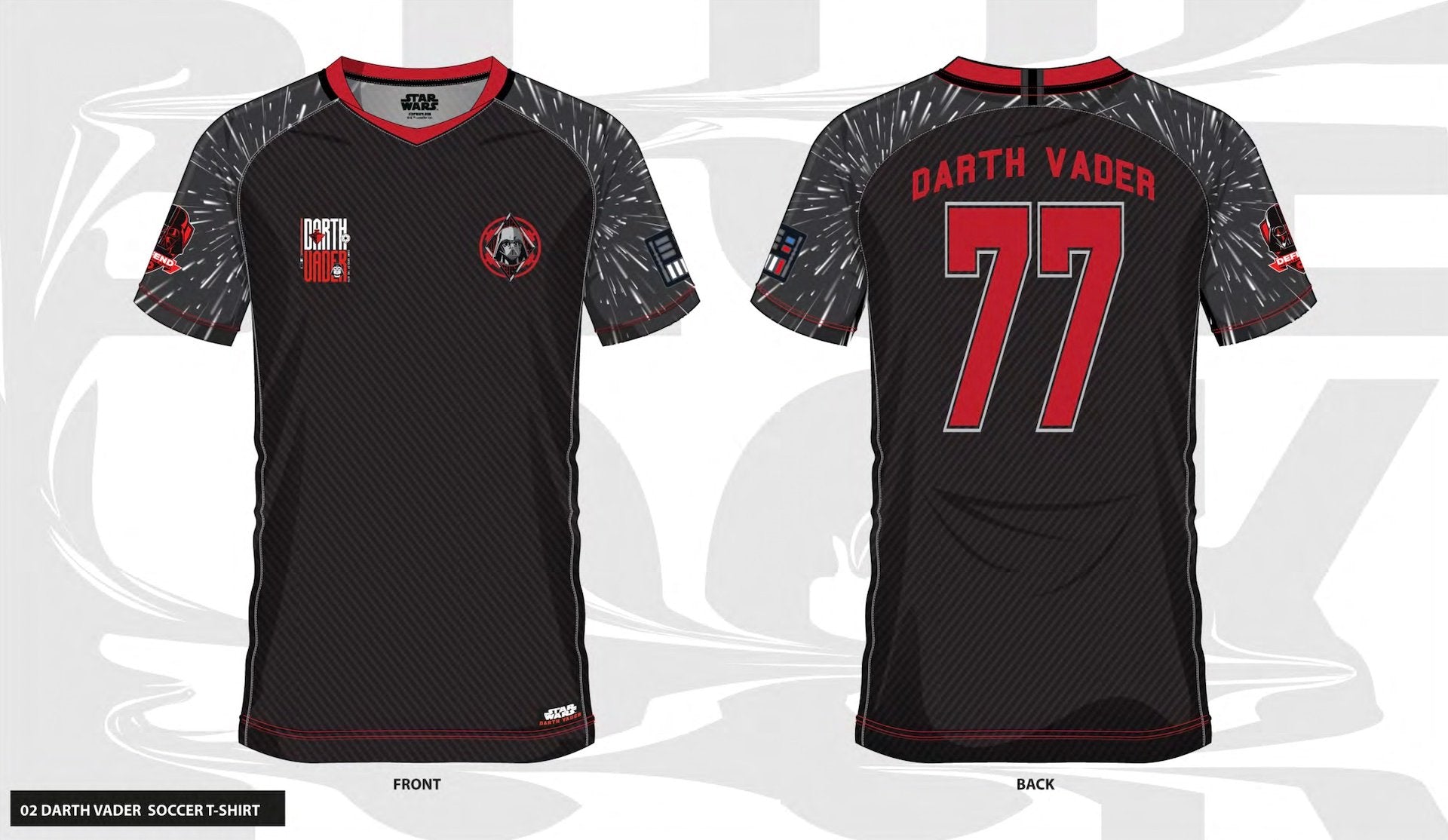 STAR WARS - Darth Vader 77 - Soccer Jersey Men (XL)