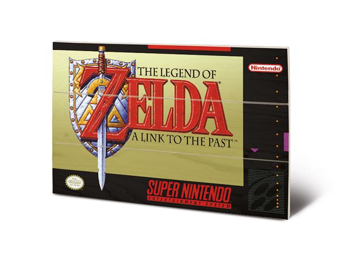 SUPER NINTENDO - Wood Print 20x29.5 - The Legend of Zelda