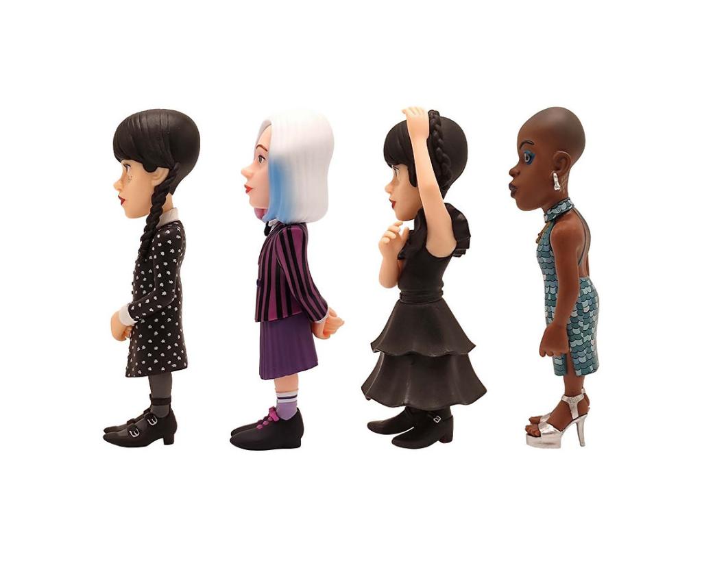 WEDNESDAY -Wednesday, Wednesday in dress,Enid,Bianca -4 Fig. Minix 7cm