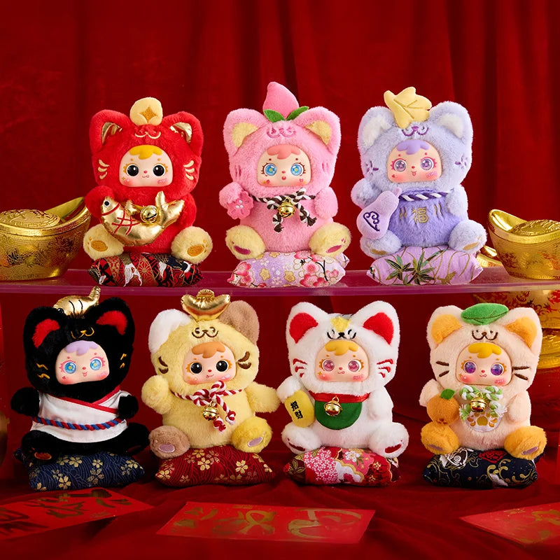MEI YI YOU ART - Samuel Wealth Cat Mini Plush BLIND BOX (6pcs) - 18cm