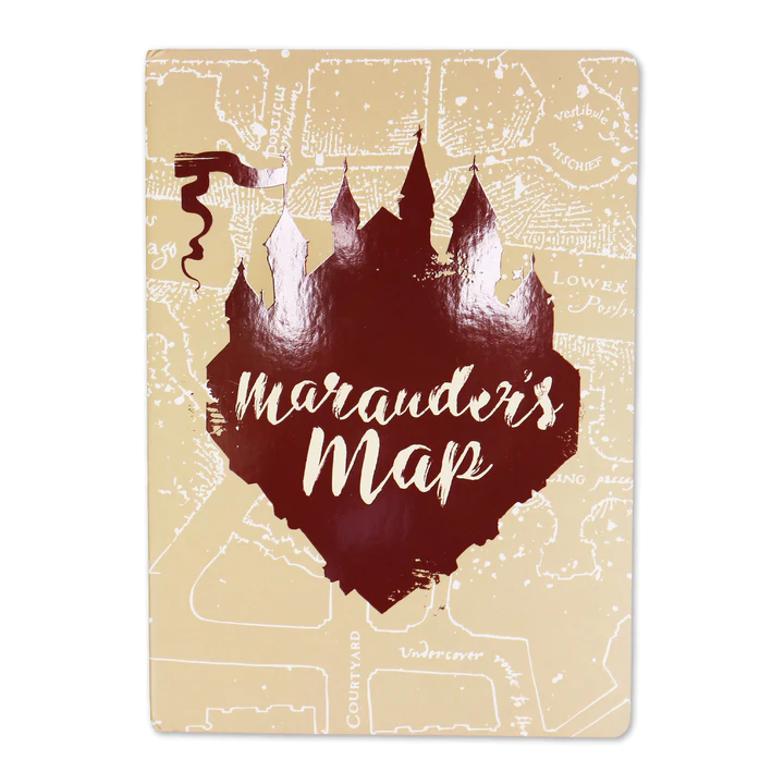 HARRY POTTER - Marauder's Map - A5 Notebook