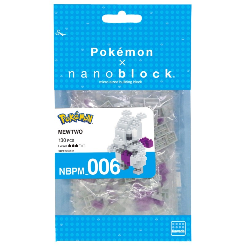 POKEMON - Mewtwo - Figure Nanoblock 10cm