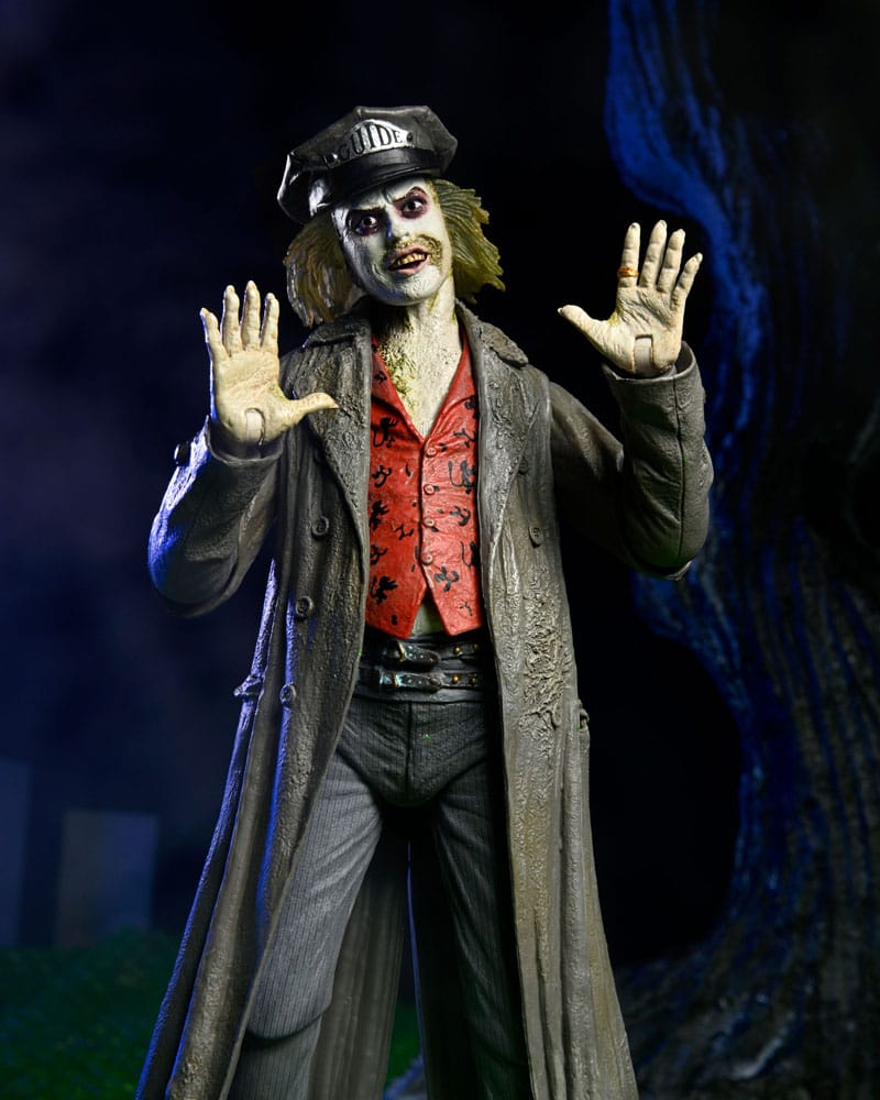 BEETLEJUICE 1998 - Beetljuice "Tour Guide" - Ultimate Figurine 18cm
