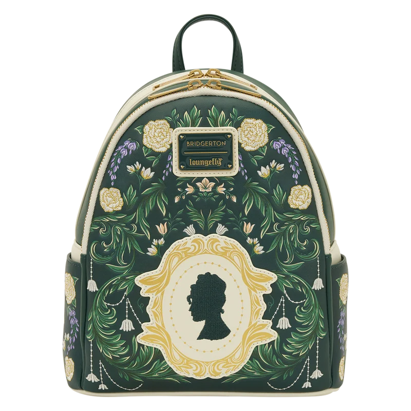 BRIDGERTON - Silhouette floral - Mini Backpack LoungeFly