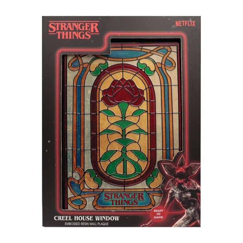 STRANGER THINGS - Creel House Stained Glass - Resin Plated