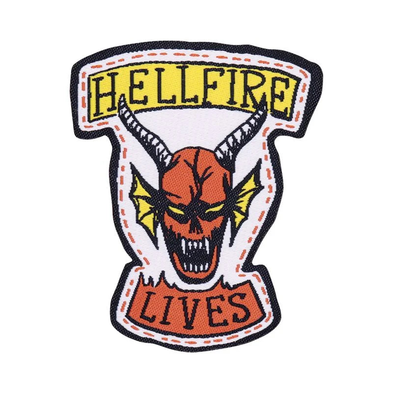 STRANGER THINGS - Set of Five Fabric Patches
